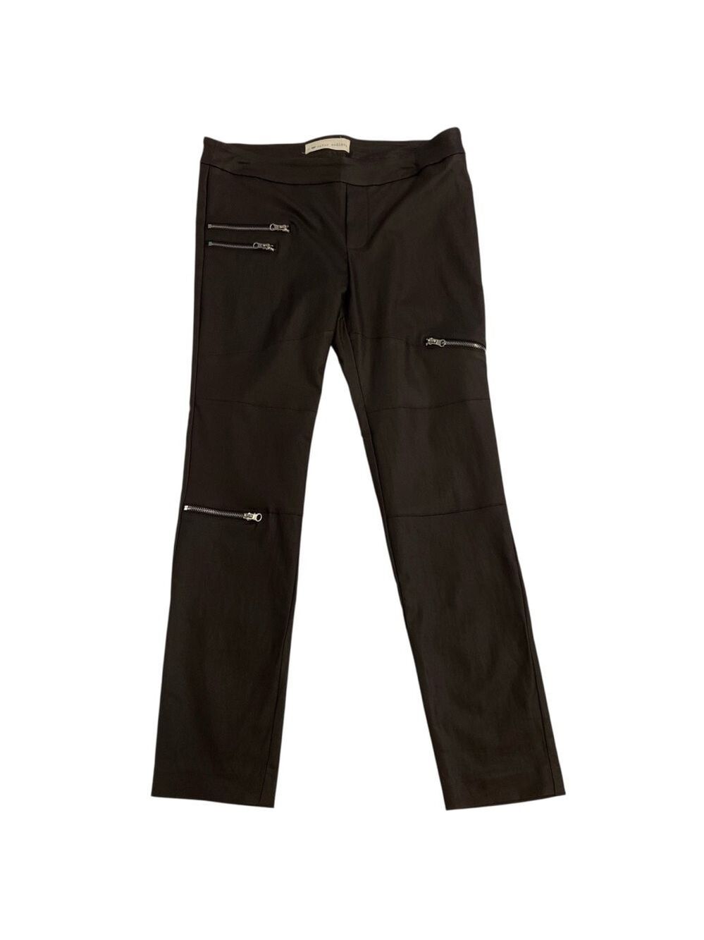 I love Taylor Madison pants ILTM brown silky flattering coated stretch XL layer